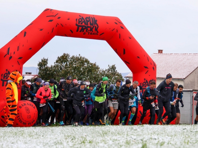 Papuk trek & trail obilježile prve pahulje snijega i vrhunska atmosfera među natjecateljima