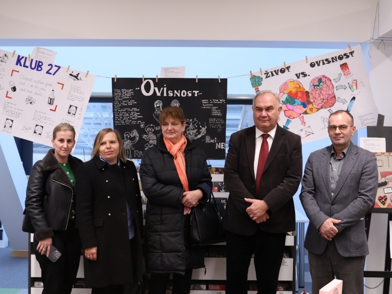 Povodom Mjeseca borbe protiv ovisnosti postavljena izložba „Kreativni i neovisni“