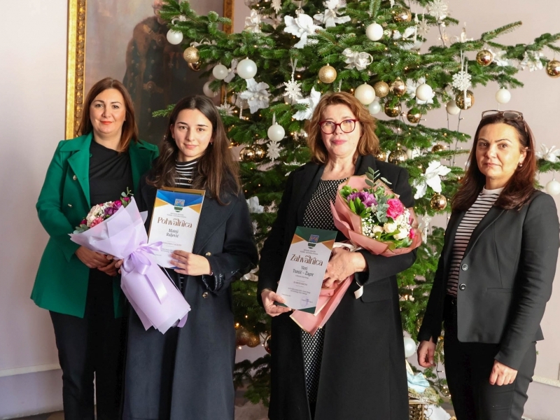 U Požeško-slavonsku županiju donijele europsku medalju brončanog sjaja: Županica Jozić ugostila Mateju Raljević i mentoricu Veru Tomić-Žager