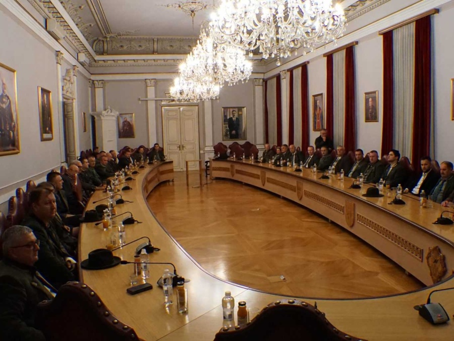 U prigodi blagdana svetog Huberta upriličen prijem za predstavnike lovačkih društava s područja županije