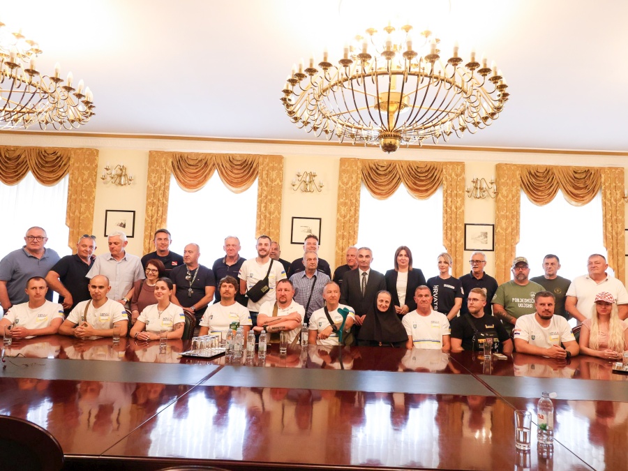 Ukrajinski ratni veterani u posjetu Požegi
