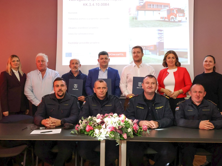 Kaptolački vatrogasci dobivaju novo spremište vrijedno gotovo 2 milijuna eura