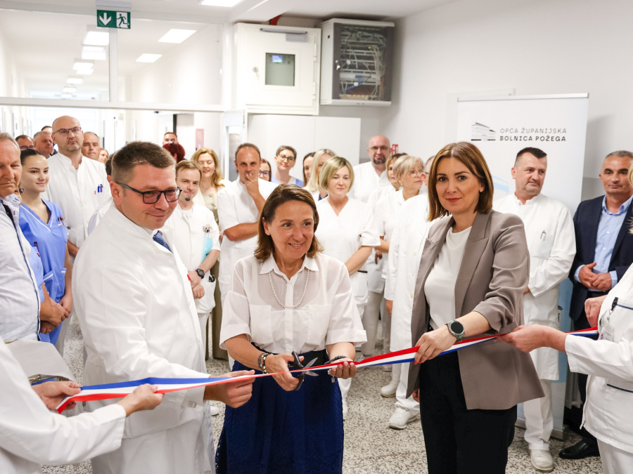 Opća županijska bolnica Požega otvorila obnovljene Odjele neurologije i psihijatrije