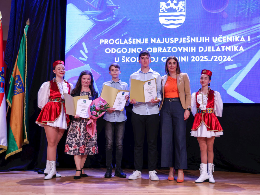 Ponos Požeško-slavonske županije: Nagrađeni najuspješniji učenici i odgojno-obrazovni djelatnici