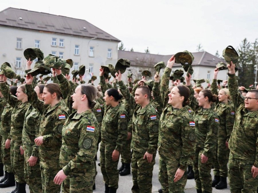 U Požegi prisegnuo prvi naraštaj ročnika nakon ponovnog uvođenja obveznog vojnog roka