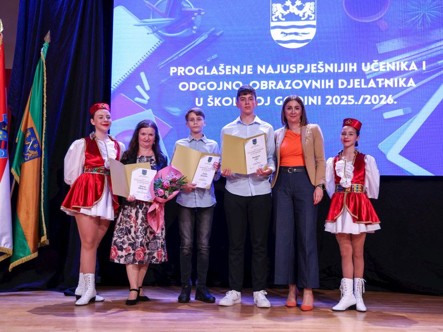 Ponos Požeško-slavonske županije: Nagrađeni najuspješniji učenici i odgojno-obrazovni djelatnici