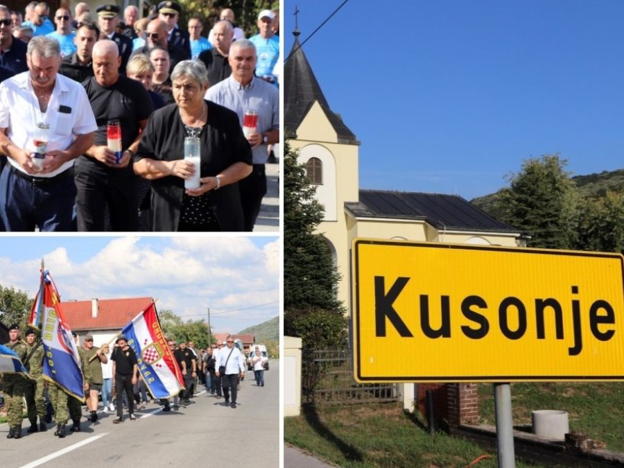 Komemoracija u Kusonjama u čast poginulim hrvatskim vitezovima